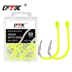 FTK Anzuelos triples acero carbono para carpa