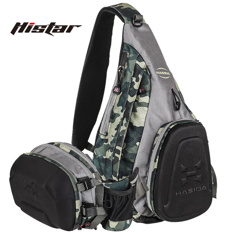 Bandolera de pesca HISTAR – Cremallera y correa ajustable - imagen 2