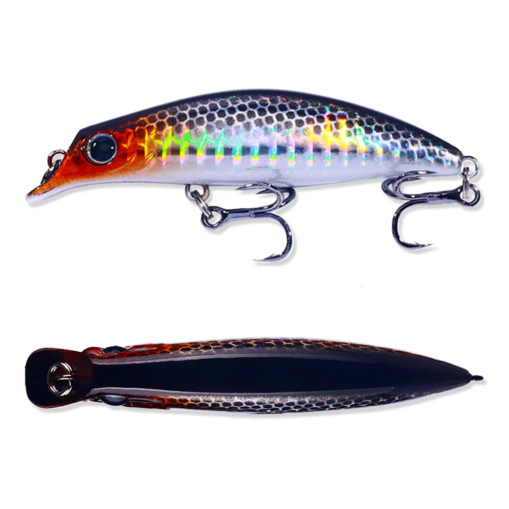 Señuelo de Pesca Minnow 7,4g 7,9 cm Jerkbait hundimiento agua completa Accesorios de Pesca carpa Lucio lubina pescado Leurre Isca Pesca Artificial - imagen 5