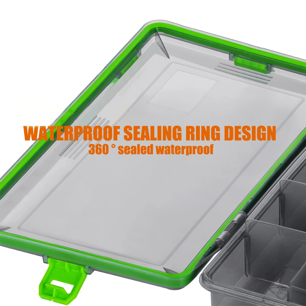 Caja de aparejos de pesca de gran capacidad, organizador de almacenamiento, cebo Artificial, accesorios de pesca de carpa, herramientas de pesca, equipo de caja de herramientas - imagen 5