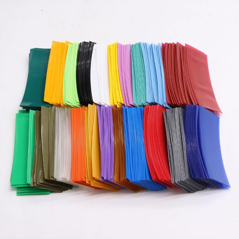 20/30/50 ~ 300 Uds 18650 Lipo envoltura de batería tubo termorretráctil de PVC ancho precortado 29,5mm x 72mm película aislante funda protectora paquete - imagen 3