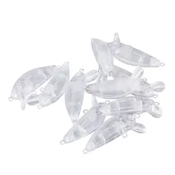 Señuelos Minnow sin pintar – Cuerpo duro transparente para aerógrafo