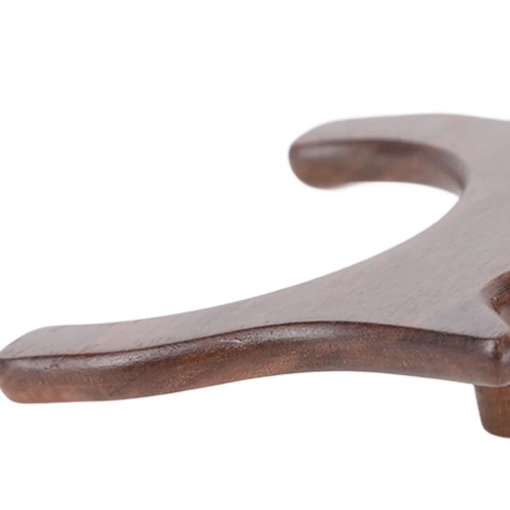 Cabeza de puente de taco de billar de madera, horquilla alta, horquilla baja, accesorio de palo de taco de billar, acabado pulido de madera de nogal, cabezal de puente para uso en Club - imagen 4