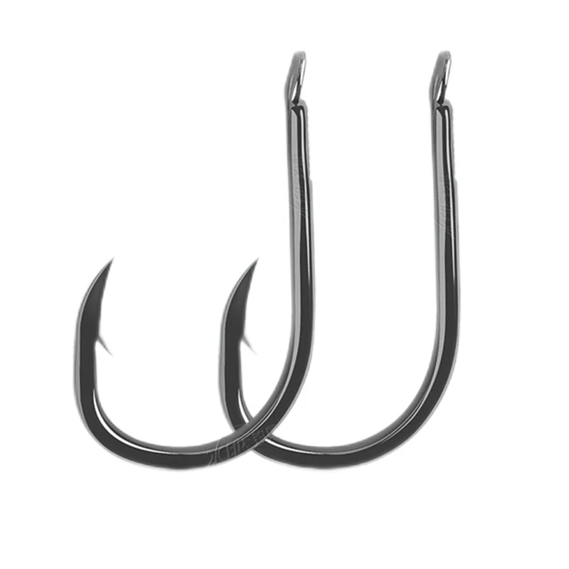 Gamakatsu-anzuelos de pesca de acero al carbono, anzuelos de carpa con púas, accesorios de aparejos de mar - imagen 4