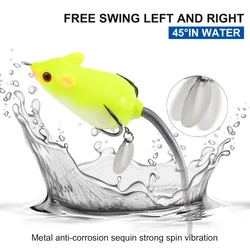 Señuelo Ratón Topwater Goture 3D – Cebo para lubina y trucha