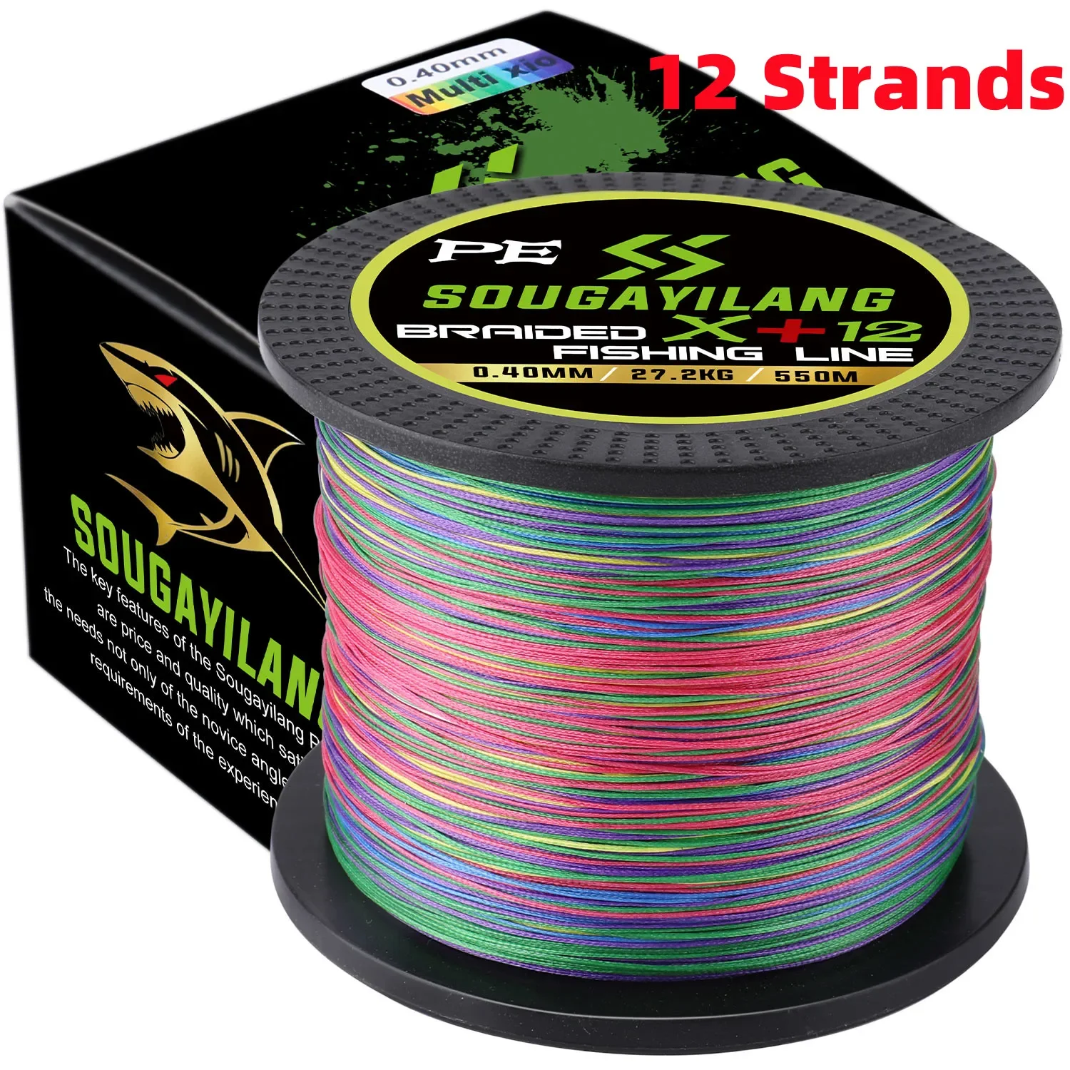 12 strand Multicolor
