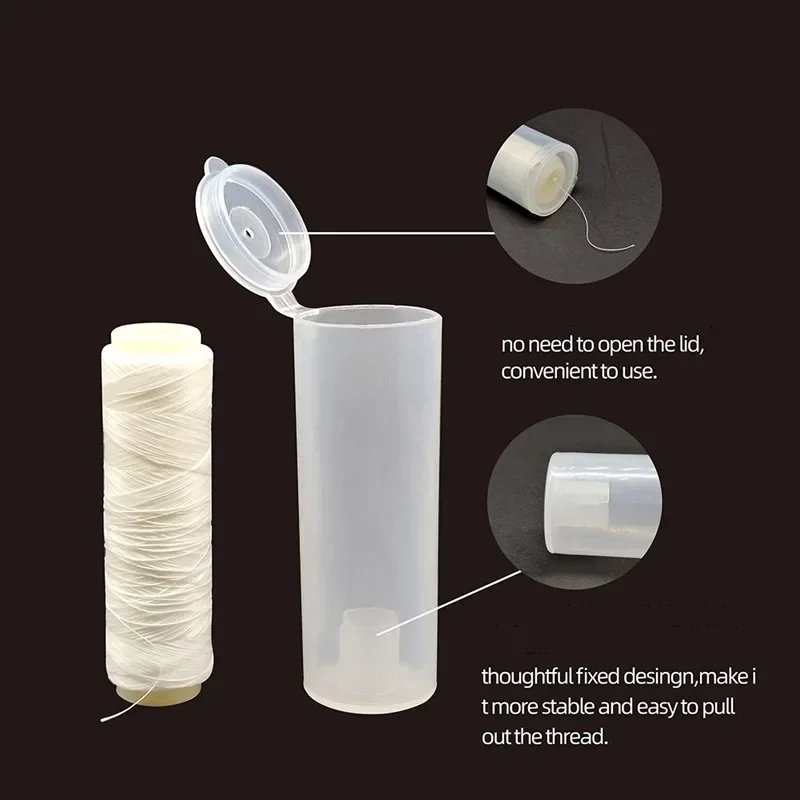 Carrete de hilo elástico de poliéster de alta resistencia, accesorios de pesca de mar, aparejos invisibles, sedal de pesca, 1 ud. - imagen 3