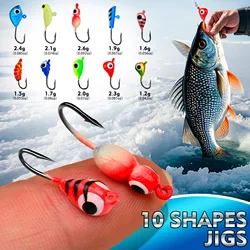 Anzuelos Jigging hielo para Crappie – Señuelo brillante invierno