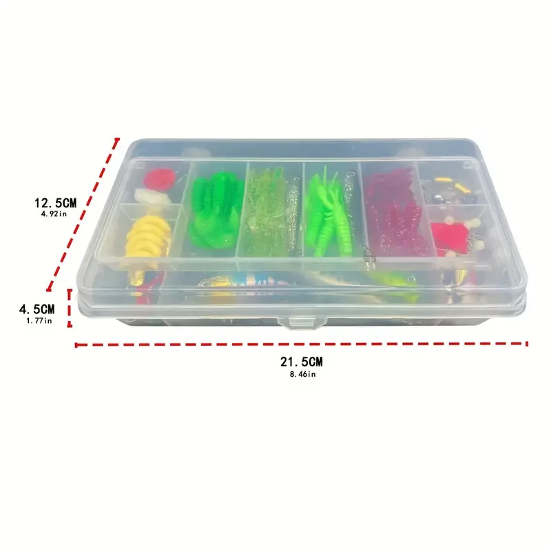 Juego de Señuelos de Pesca de 142 piezas, Kit de señuelos VIB mezclados, señuelos suaves, anzuelos Popper Minnow, todos los accesorios de pesca en agua dulce - imagen 4
