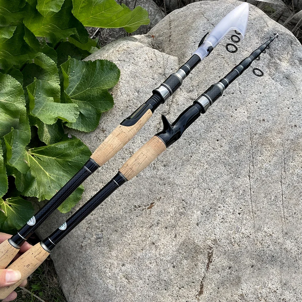 Explore la emoción de la pesca con estas cañas versátiles de alta calidad