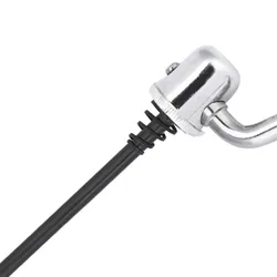 Brocheta de liberación rápida de acero duradero Brocheta de rueda trasera liviana plateada Aprox. Accesorio de ciclismo de brocheta de bicicleta de montaña de 190 mm