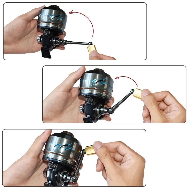 Carrete de pesca de Metal de alta calidad, accesorio de pesca profesional, al aire libre - imagen 5