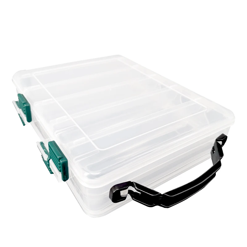 Caja de pesca HISTAR portaequipamiento con rejilla y compartimentos ajustables - imagen 3