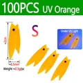 100pcs UV Orange S
