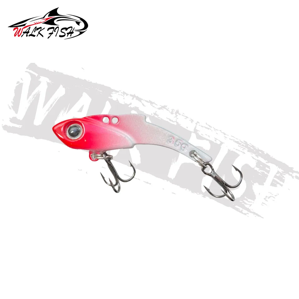 WALK FISH-señuelo de pesca de cuchara VIB, cebo giratorio de Metal de 3,5/5g/7g, Crankbait, cebos duros artificiales para pesca de Cicada VIB - imagen 4