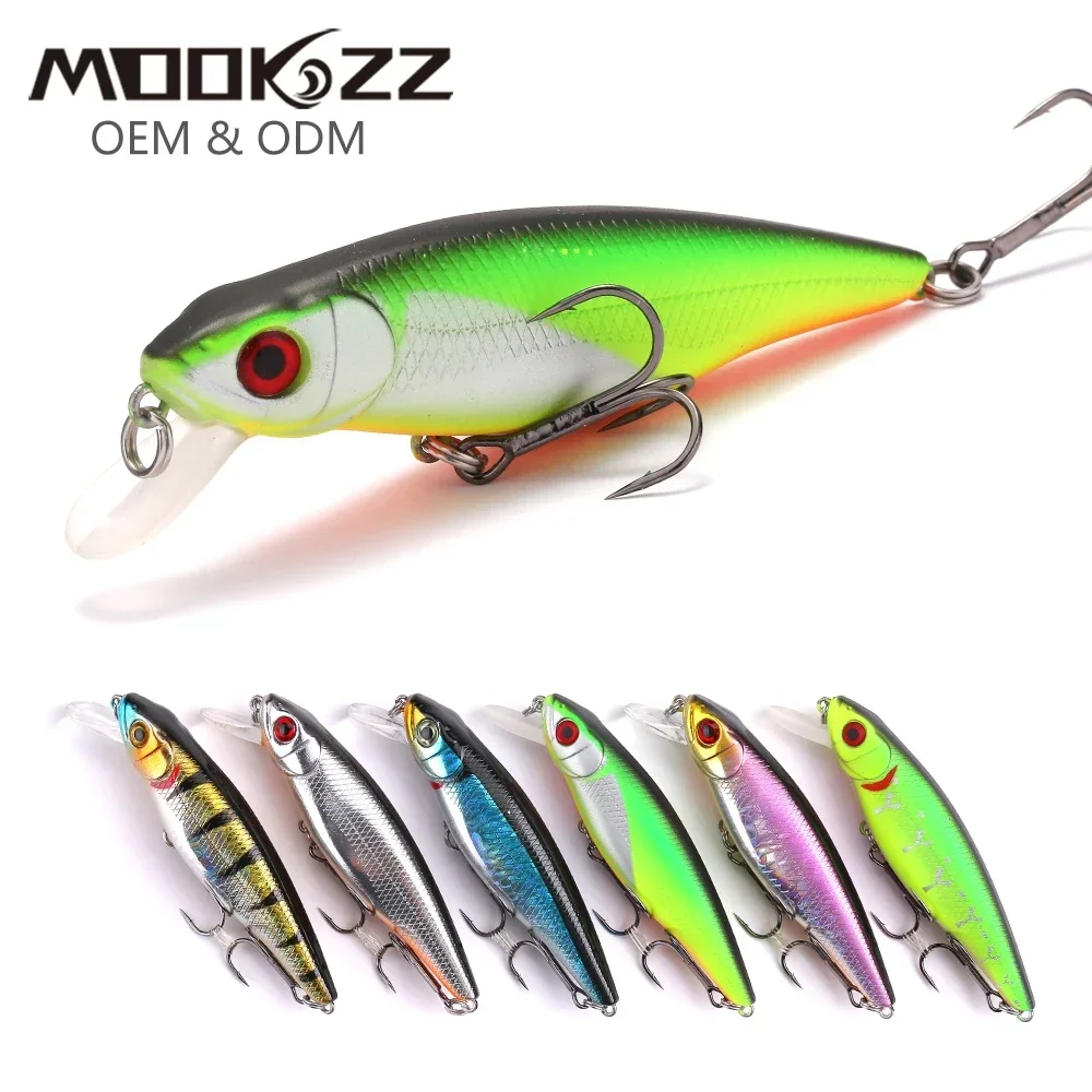 MOOKZZ-señuelo de pesca duro, cebo de pesca, aparejos artificiales, cebo, 77MM, 10G, 2023