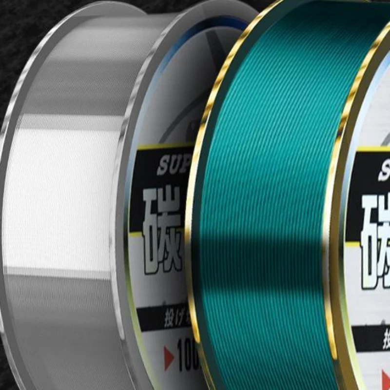 Hilo de pesca Ultra suave, resistente al desgaste, hilo de fibra de carbono, nailon sintético, 100m - imagen 3