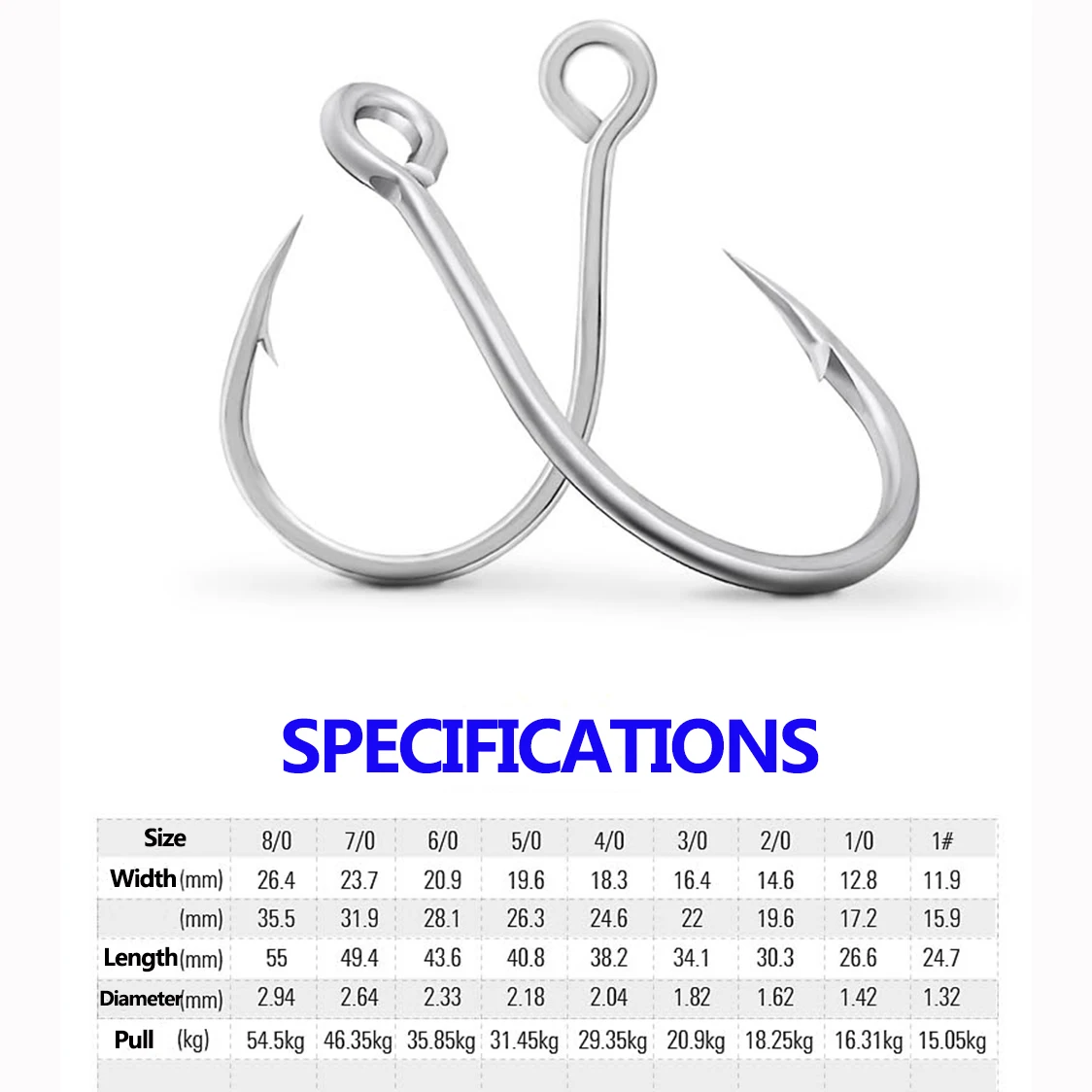 Gancho de cebo duro y placa de hierro, accesorio de pesca de mar para accesorios de pesca de carpa, ganchos antiagua de mar, aparejos de anzuelo de ayuda para Jigging - imagen 3