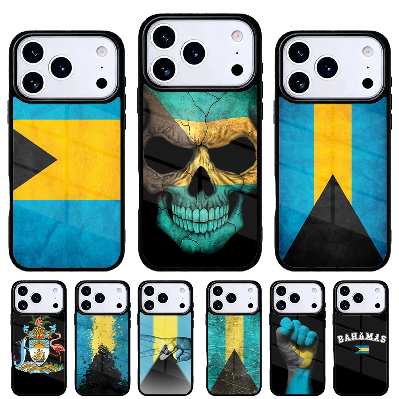 Funda bandera Bahamas para iPhone 17 Pro Max