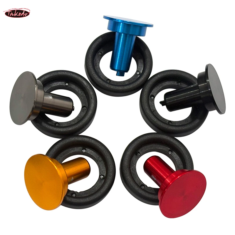 TAKEDO TN73 5 uds construcción de caña de pescar anillo de aluminio tapa de extremo de caña de pescar piezas de anillo de aluminio accesorio de reparación de caña de pescar - imagen 3