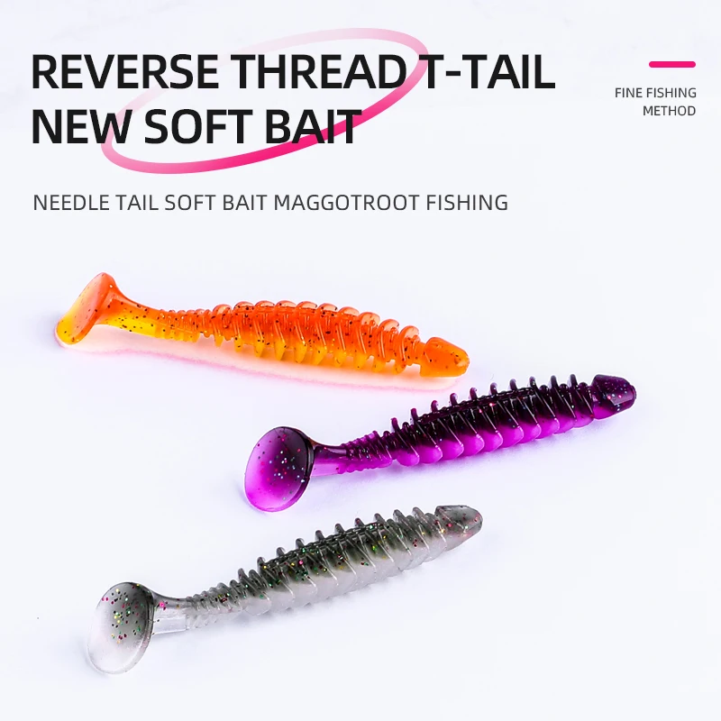 BEARKING, recién llegado, 50mm, 60mm, cebo suave, señuelo de pesca Artificial de silicona, gusano, sábalo, pez necesario, aparejos de lubina de agua salada - imagen 3