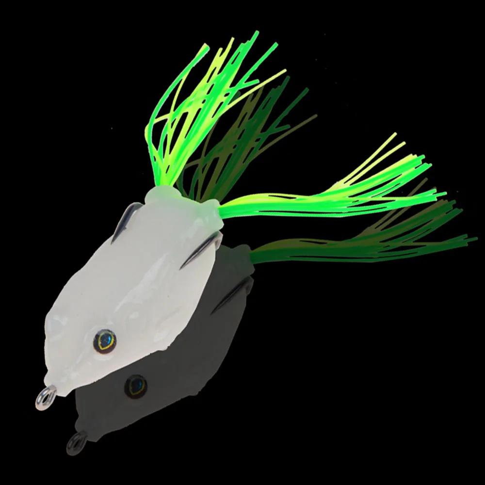 PRO BEROS-señuelo de pesca de silicona, cebo suave de doble hélice, tipo RANA, Wobbler Artificial, 1 piezas - imagen 4