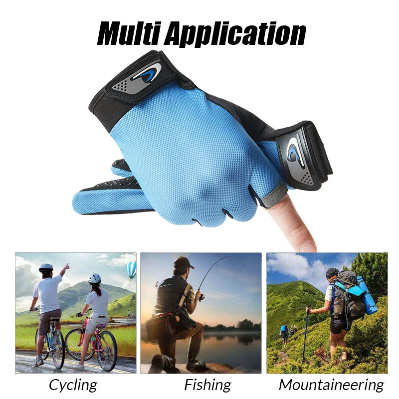 Guantes Pesca 9KM Transpirables – Medio Dedo con Agarre Antideslizante - imagen 4