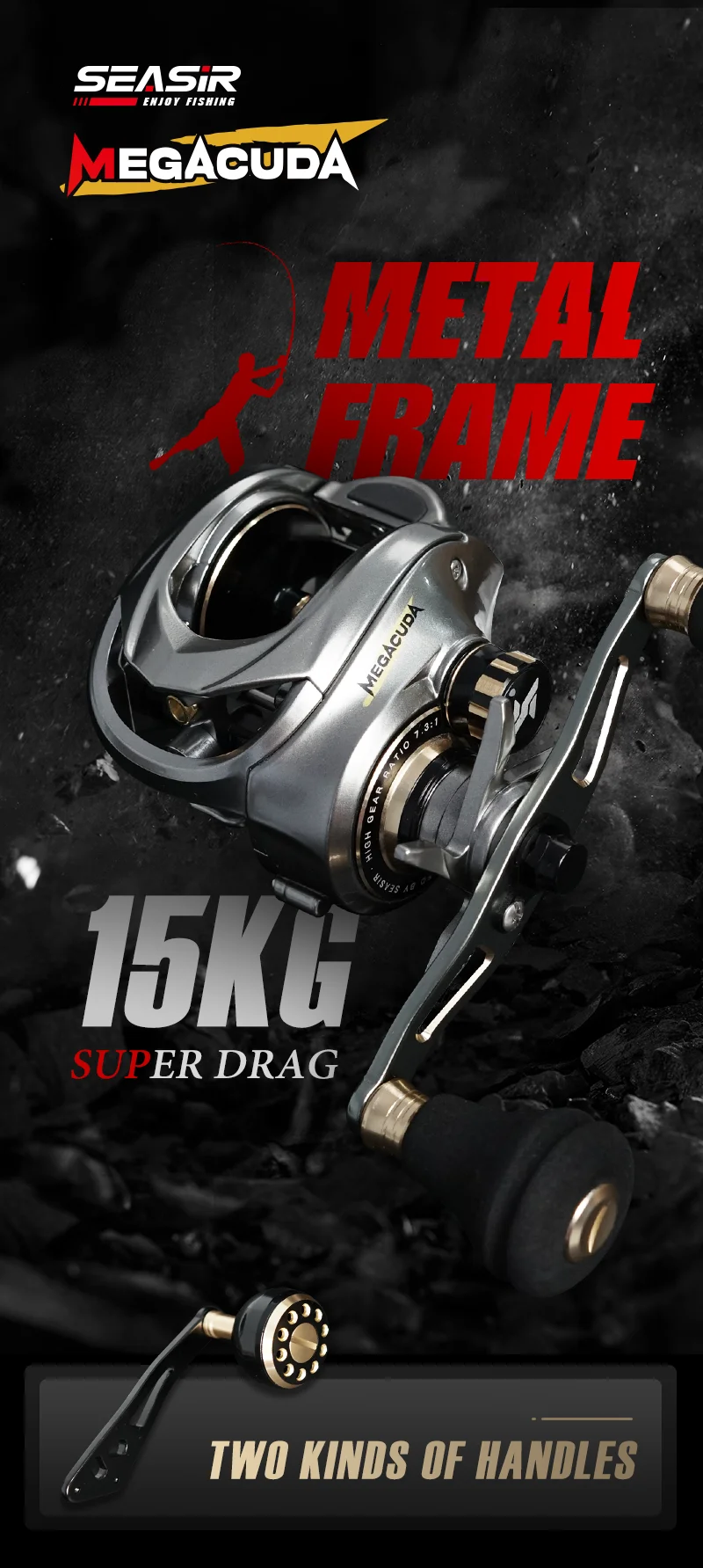 Carrete SEASIR Megacuda