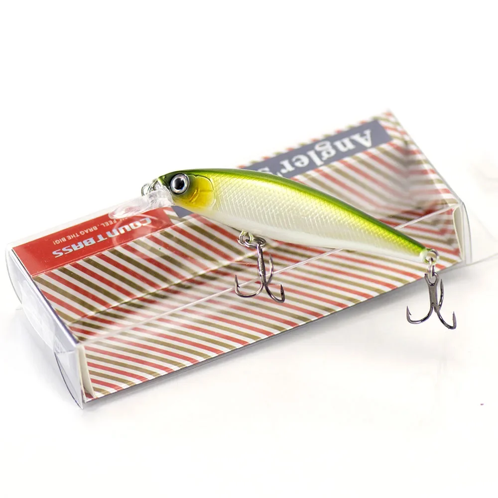 Countbass-Cebo duro de hundimiento lento, sonajero de bolas de vidrio, señuelo de pescador, pececillos, Wobblers para pesca de lubina, trucha, Lucio, 67mm, 6g - imagen 5