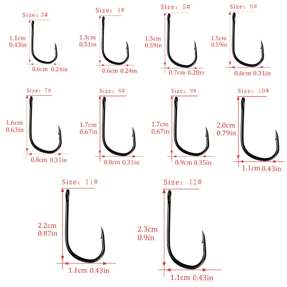 Anzuelos dorados THKFISH para carpa – Acero inoxidable con púas - imagen 3