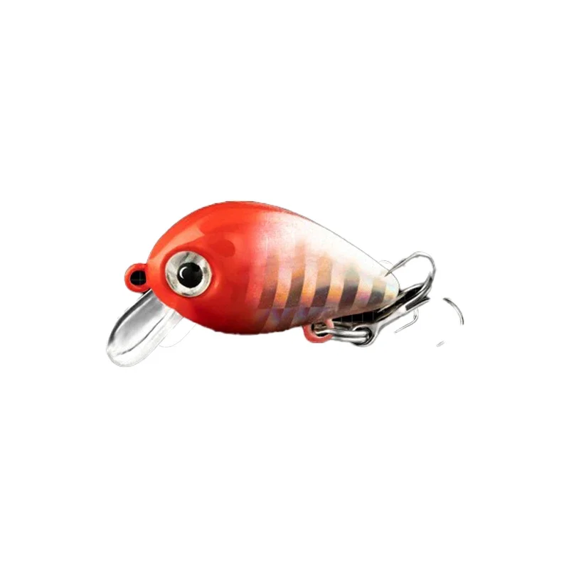 Crankbait-Cebo duro para pesca al aire libre, señuelos artificiales biomiméticos de 2,7 cm y 1,8g, aparejos de pesca Wobbler, 1 unidad