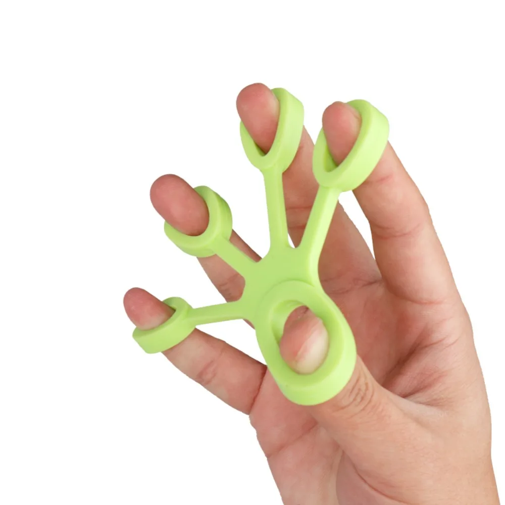 Expansor de mano de silicona para entrenamiento de dedos, bandas de resistencia de fuerza, ejercicio de muñeca, Fitness - imagen 2