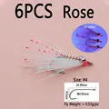 6pcs Rose