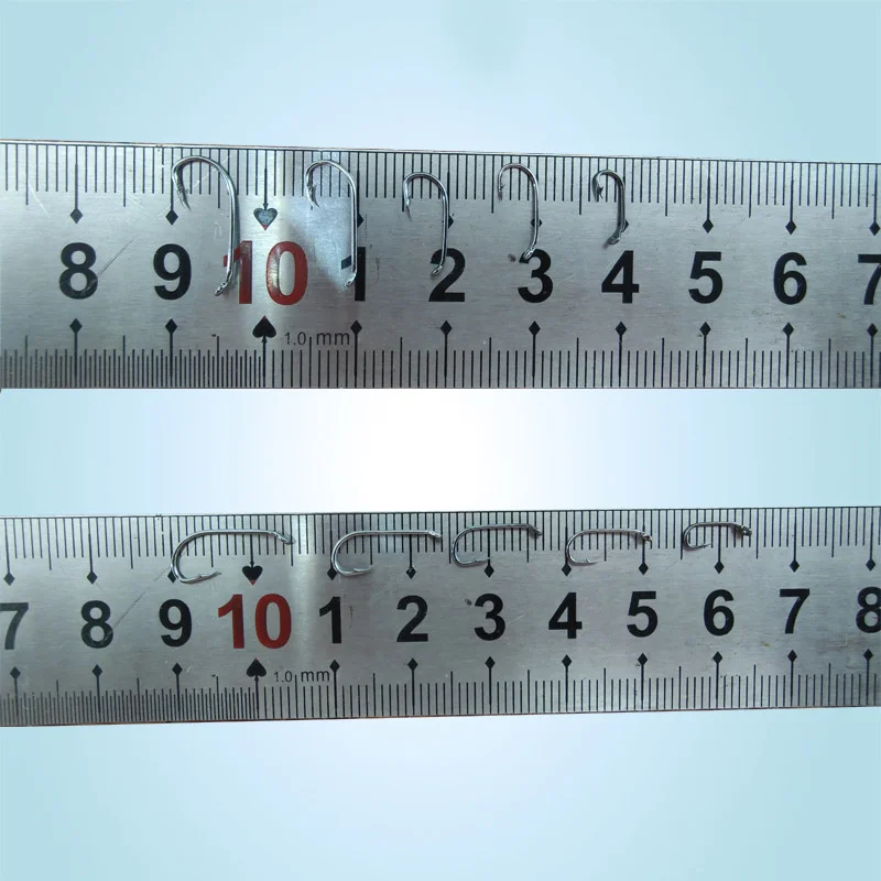 Anzuelos de Pesca de piezas, accesorios de Pesca con mosca de níquel, 1000 - imagen 3