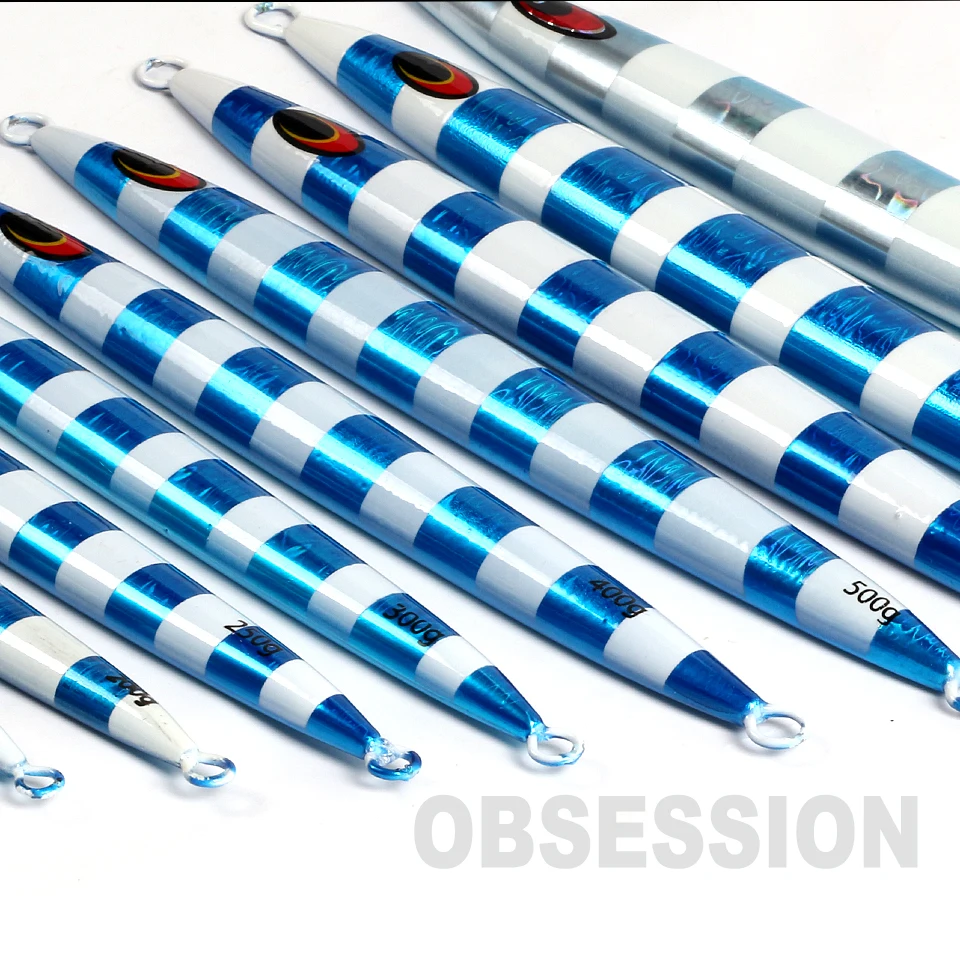 OBSESSION-cebo de pesca Jigging para agua salada, cebo Artificial de hundimiento rápido de 120g, 150g, 200g, 250g, 300g - imagen 5