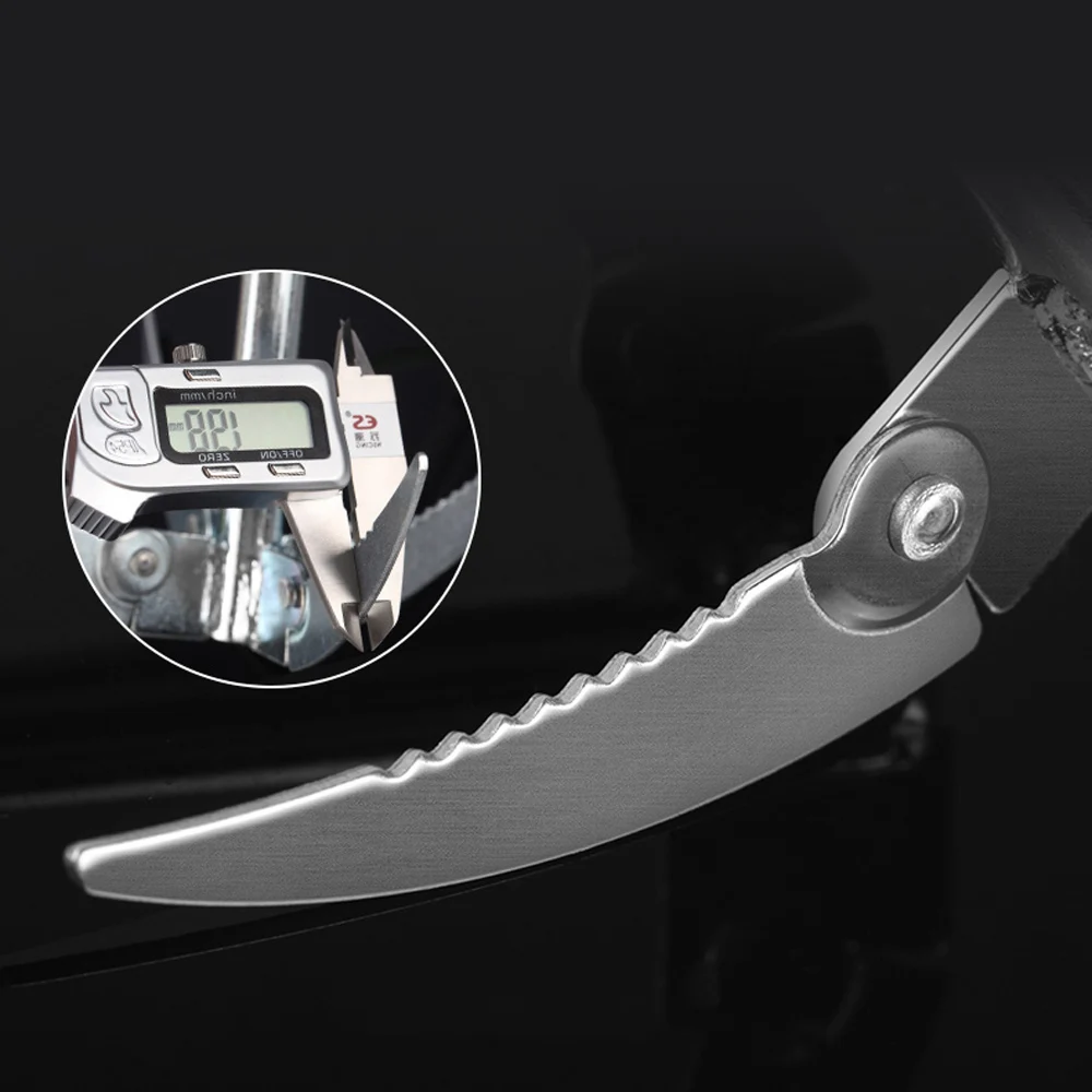 Máquina cortadora de plantas de agua, herramientas de jardín, cuchillo afilado, accesorios de pesca, aparejos, 4 garras, ancla, Hoz, plegable, nuevo - imagen 3