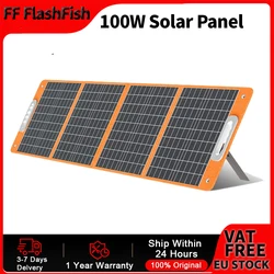 Flashfish Panel Solar Plegable – Cargador Portátil para Pesca