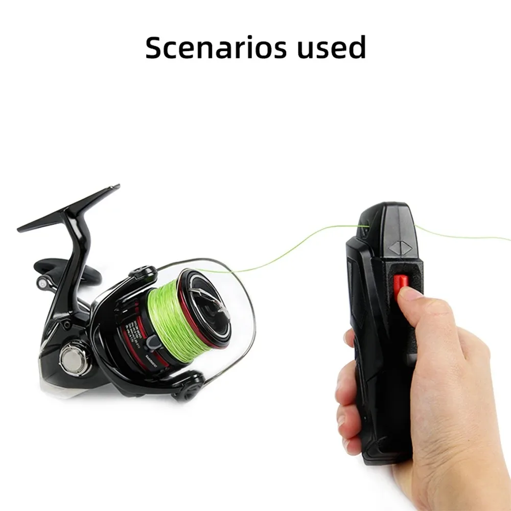 Línea peladora de pesca 3,5 m/s, eliminador de sedal eléctrico fuerte, potente máquina de acabado, accesorios para equipos de pesca - imagen 5