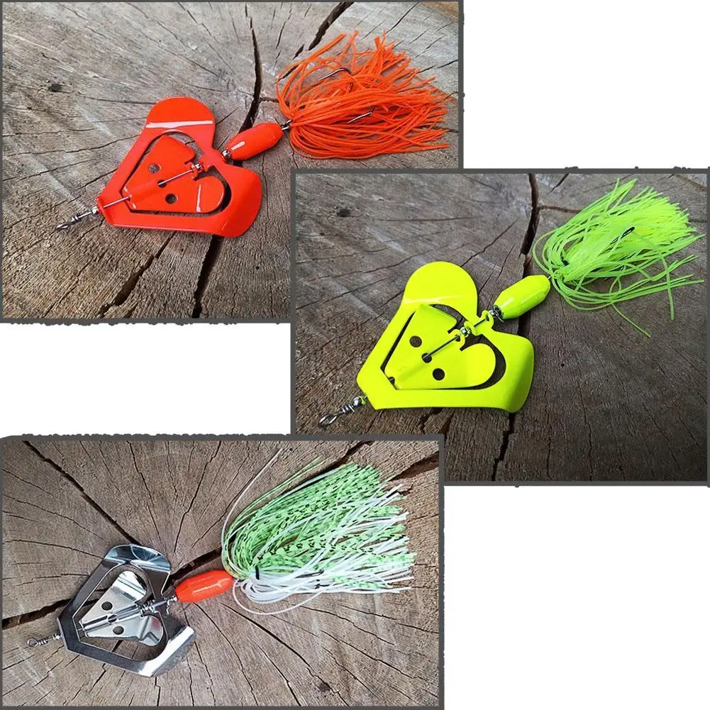 Cebos de Buzzbait de 20g, Señuelos de Pesca artificiales para lubina, Lucio, trucha, salmón - imagen 3