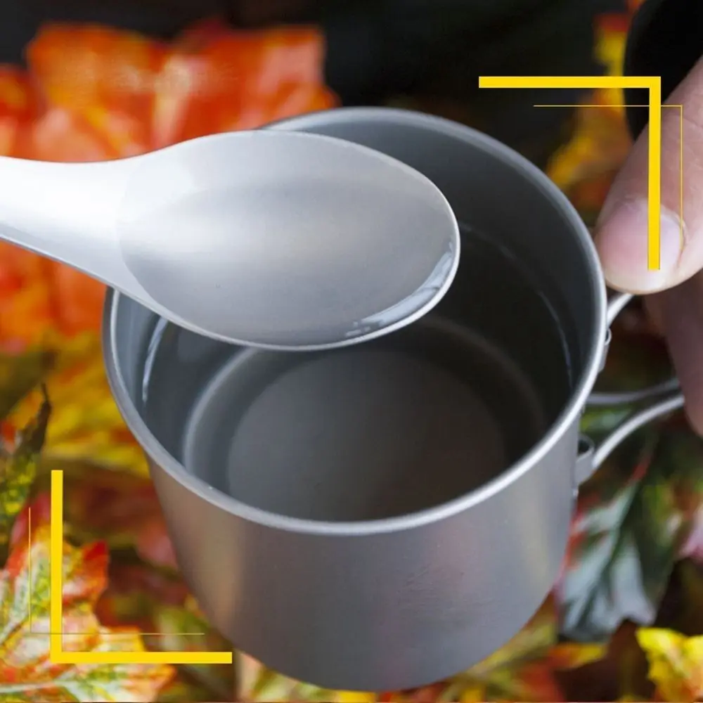 Nuevo EDC, utensilios de cocina para acampar al aire libre, Picnic, tenedor portátil ultraligero de aleación de titanio, vajilla de titanio puro multiestilo - imagen 3