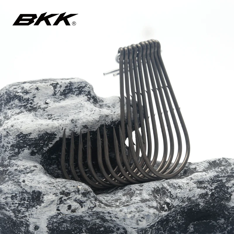 BKK Bla Diamond 9077 Ganchos de fiing con mango recto para fiing salvaje en lagos Po, ríos y ganchos de fiing para lubina Strs - imagen 5