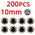 200pcs silvery 10mm