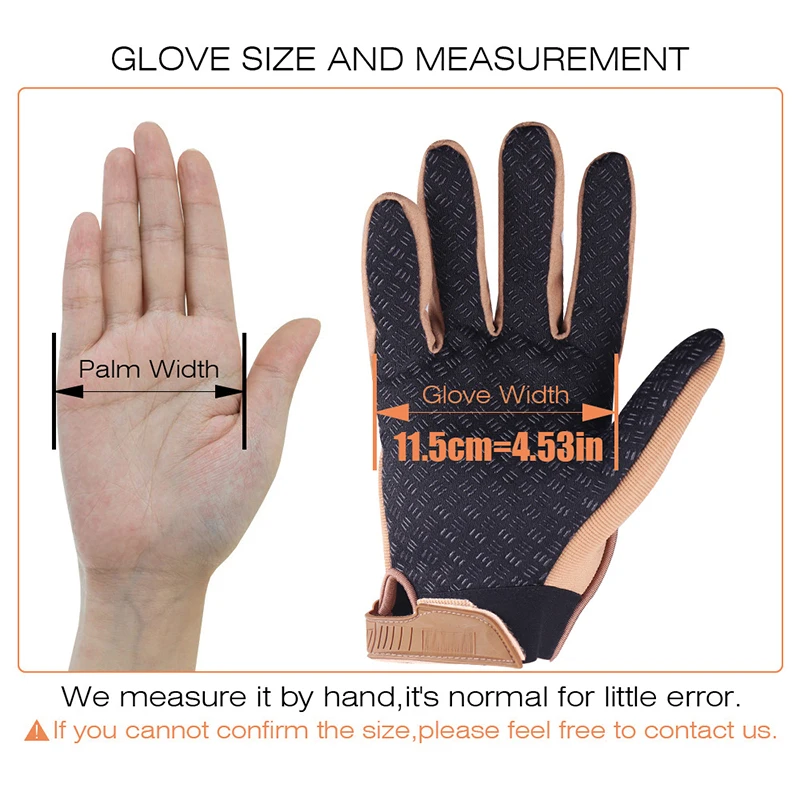 Lawaia-guantes de pesca tácticos antideslizantes para hombre, guantes largos de dedo completo, de caza, para ciclismo, accesorios de pesca al aire libre, Invierno - imagen 3