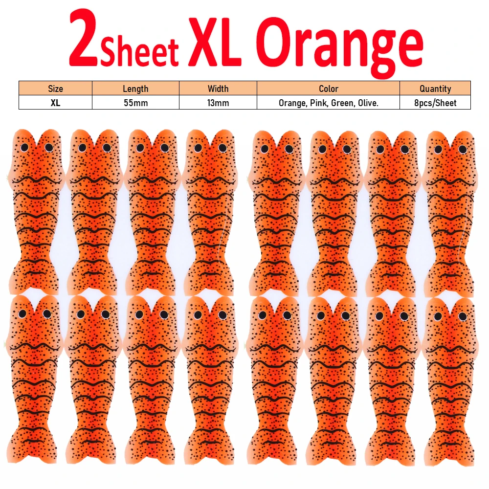 2 pack Orange XL