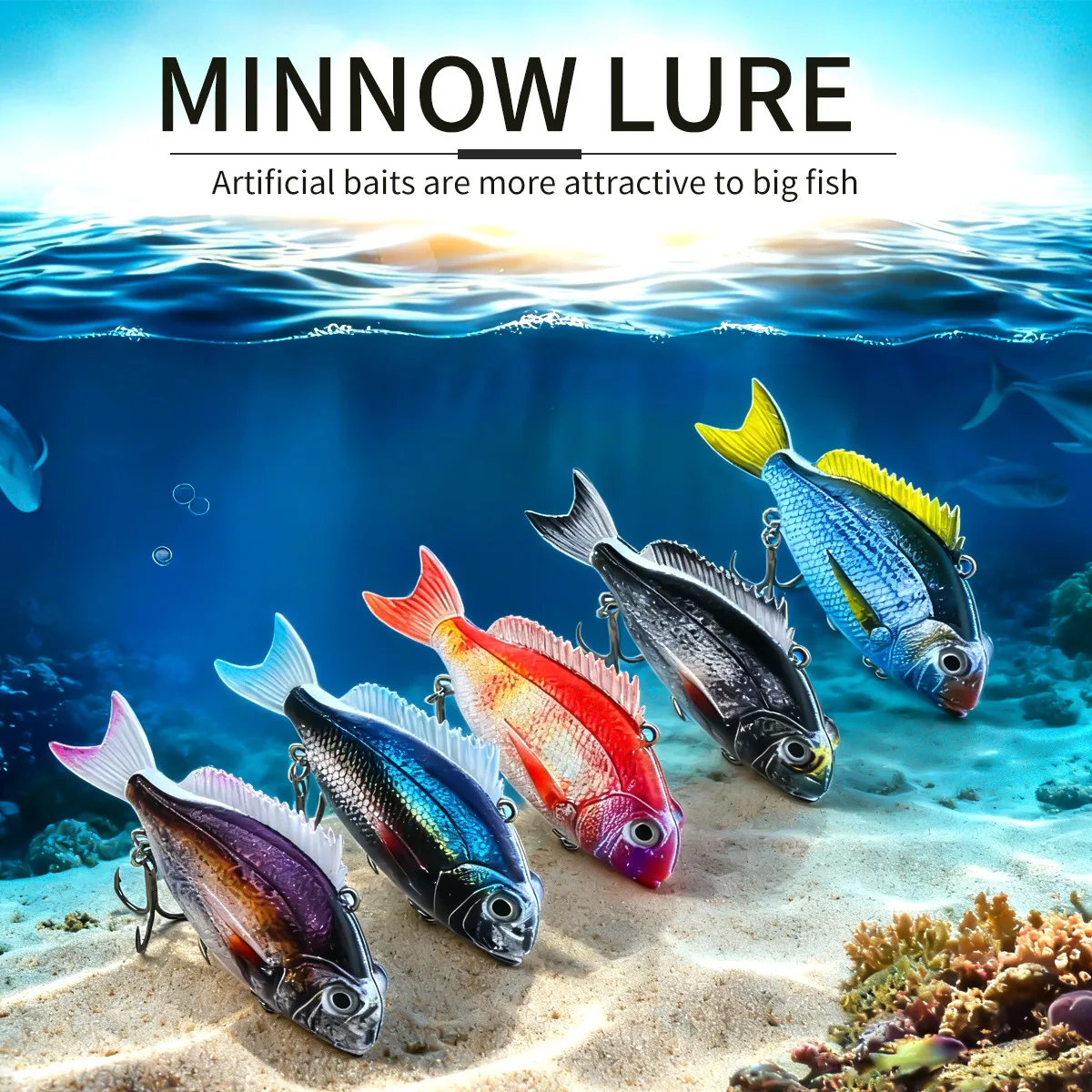 Señuelos de pesca duros VIB, 9cm, 32g, diseño realista, Swimbait dinámico, vibración que se hunde, cebo de pesca de mar de invierno, Wobblers para carpa lubina - imagen 3