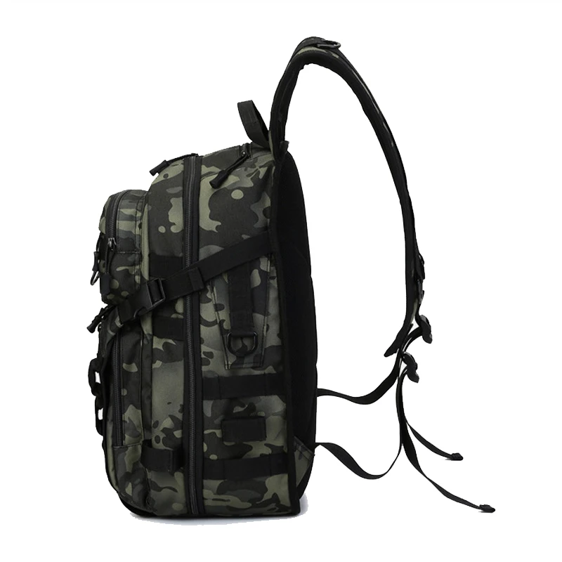 Bolsa con caja para caña de pescar para hombre, mochila para acampar y escalar, caza, multifunción, táctica militar, bolso de hombro para pesca - imagen 5