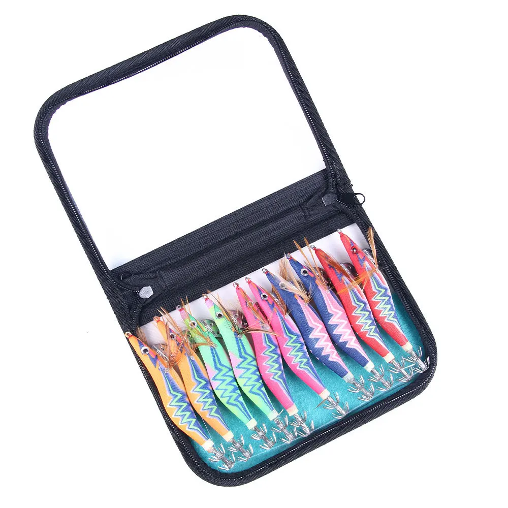 LureUV-señuelo luminoso para pesca, cebo de pesca de camarón, pulpo, sepia, 10 piezas, 3,5G, 18,5 - imagen 4