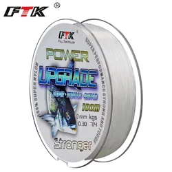 FTK Sedal de nailon ultrafuerte 0,14-0,50 mm para carpa pesca dulce