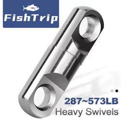 FishTrip pesca giratoria sólida 5-10 Uds columna resistente rodamiento giratorio giratorios anzuelo de pesca conector de señuelo
