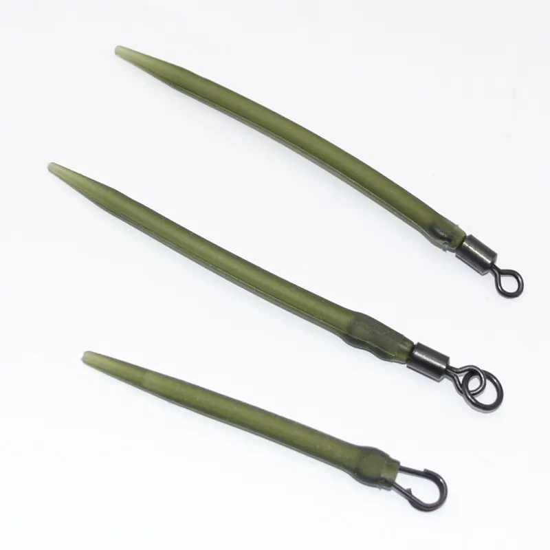 Mangas antienredos para pesca de carpa, conectar con anzuelo, aparejos terminales de pesca de carpa, paquete de 40 AH007 - imagen 4